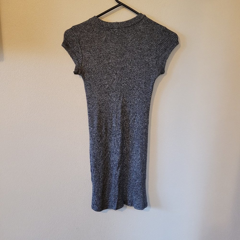 Spacedye short sleeve mini dress